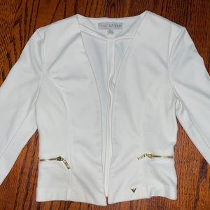 Guess white blazer
